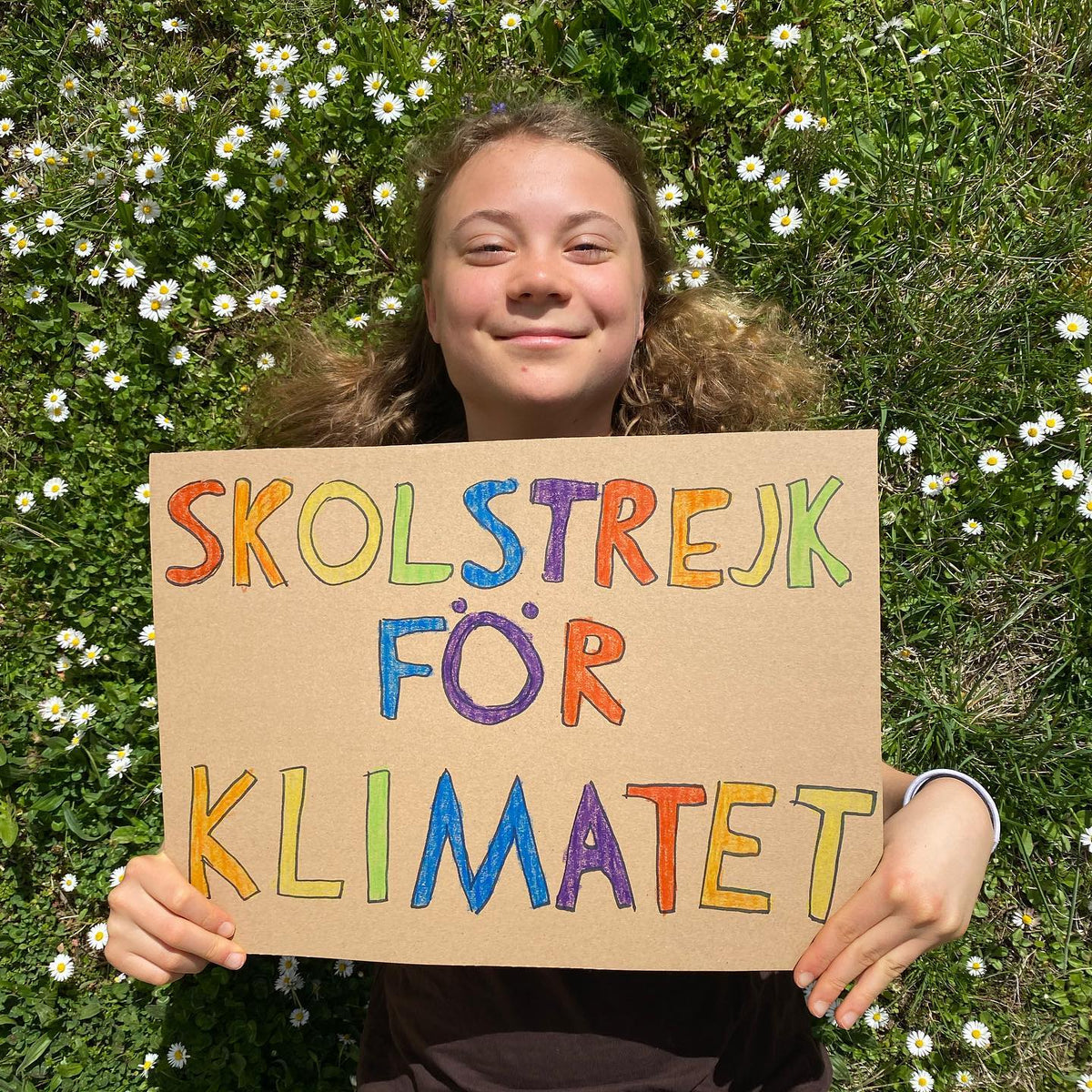 Tide + Seek Sustainable Swimwear blog post international women's day - Greta Thunberg