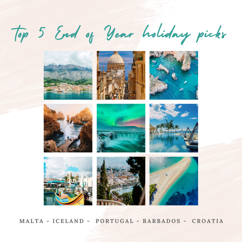 Top Five Countries For an End of Year Holiday to