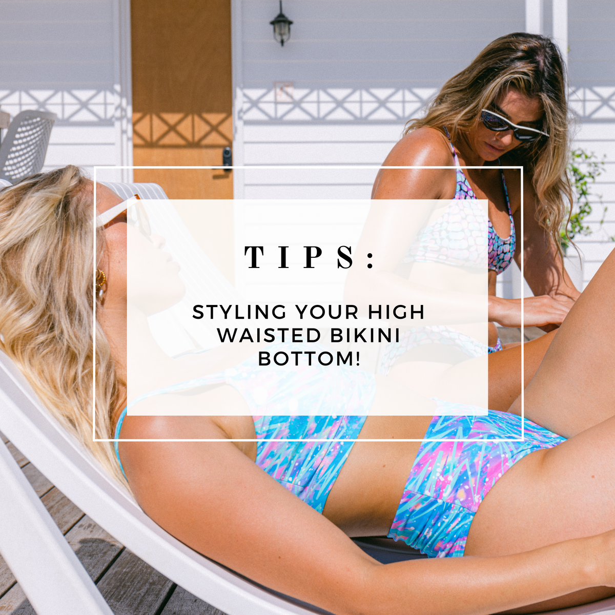 Tide and Seek Sustainable Swimwear blog post topic image Tips: styling your high waisted bikini bottoms! on blog post about how to find the perfect high waisted bikini bottoms