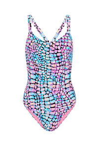 Gone Wild classic cut swimsuit sustainable swimwear product shot tide and seek