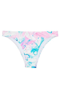 Tide + Seek Sustainable swimwear Popsicle Cheeky Coverage Bikini Bottom product shot